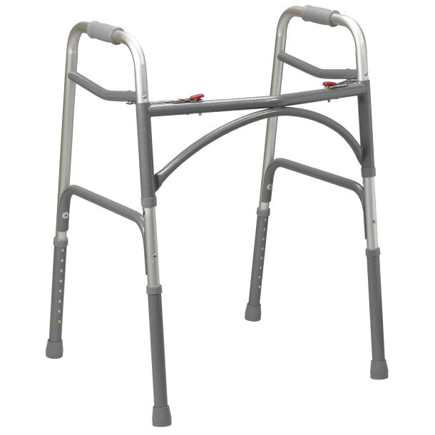 Bariatric Aluminum Folding Walker- Two Button