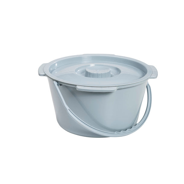Commode Bucket with Handle and Lid, 7.5qt