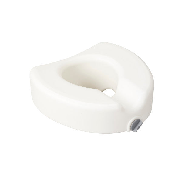 Premium Plastic Raised, Regular/Elongated Toilet Seat, with Lock