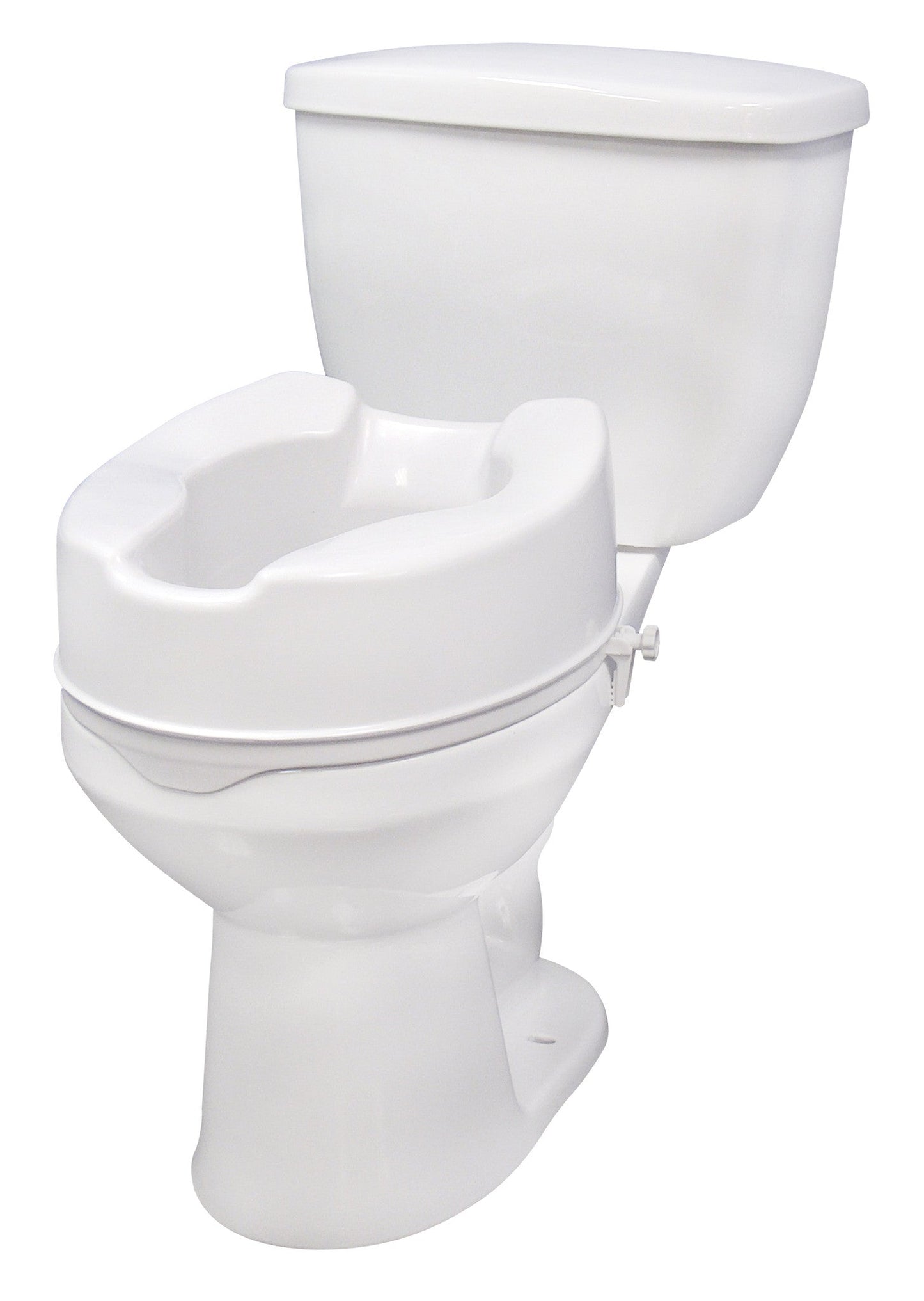 Drive Meidcal Raised Toilet Seat with Lock, Standard Seat, 6"