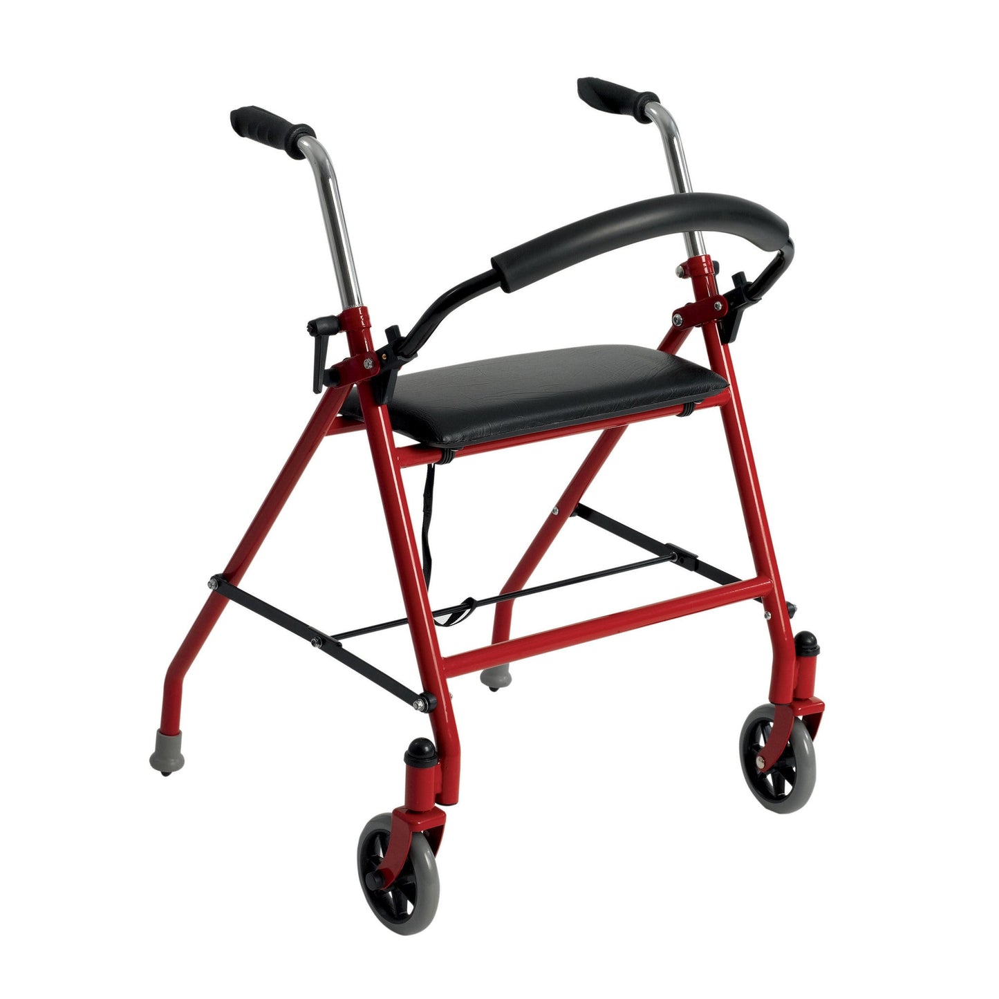 Drive Two Wheeled Walker with Seat, Red