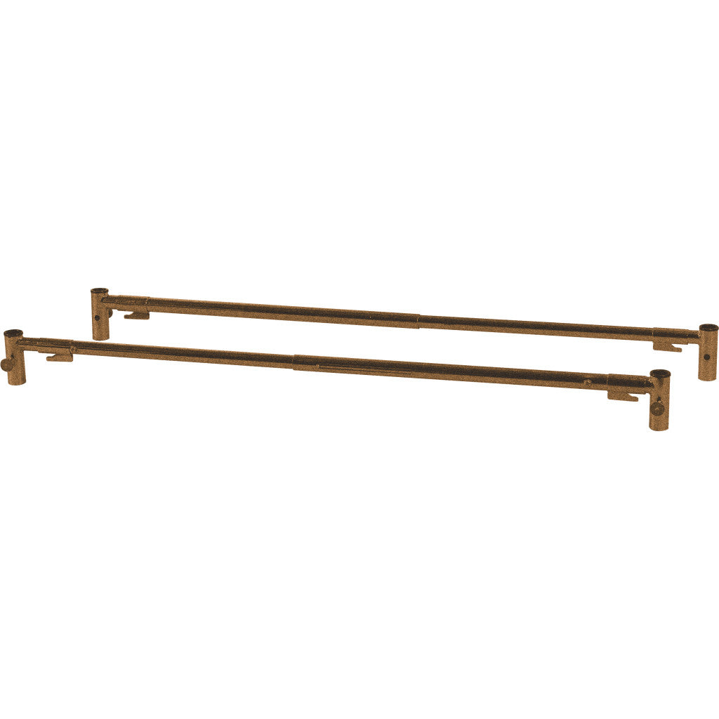 Full-Length Hospital Bed Side Rails – 1 Pair, Telescoping, Universal Fit, Spring-Loaded Height Adjust