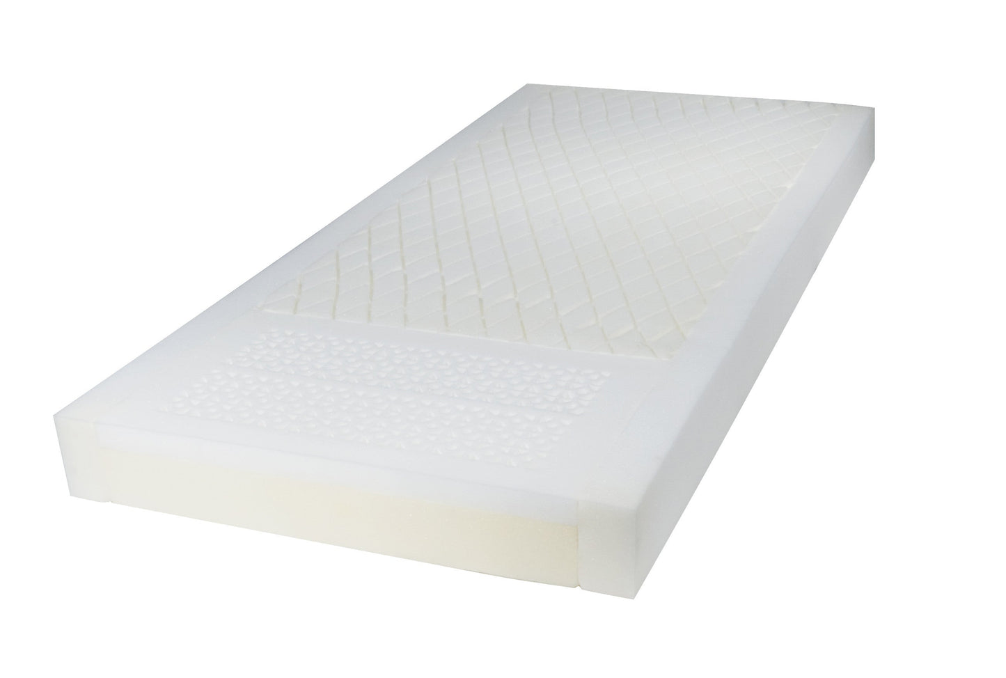 Pressure Redistribution Mattress – Gravity 7 LTC, 300 lb, 76"x36", Memory Foam Heel, No Cut Out (Small)
