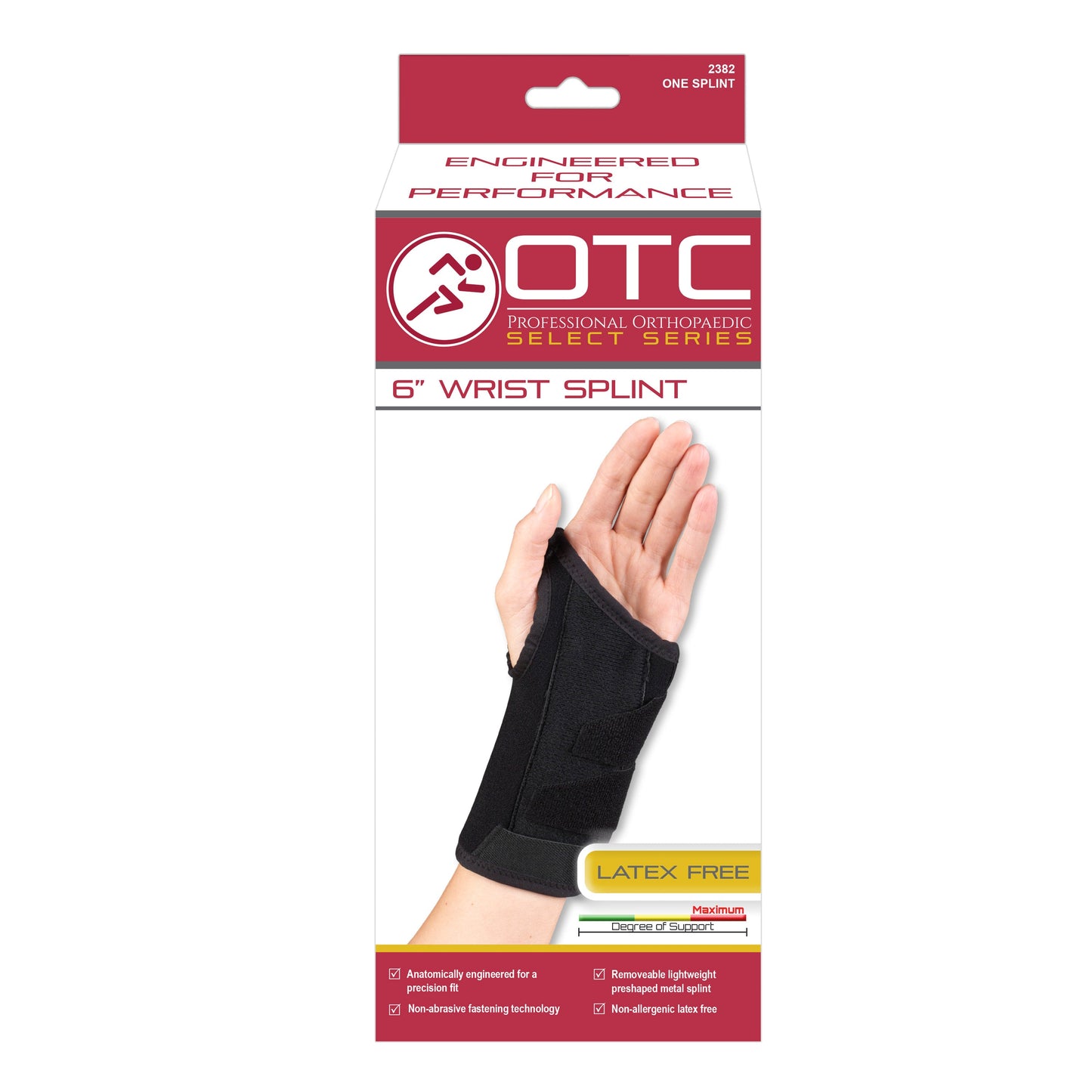 2382 / SELECT SERIES 6" WRIST SPLINT
