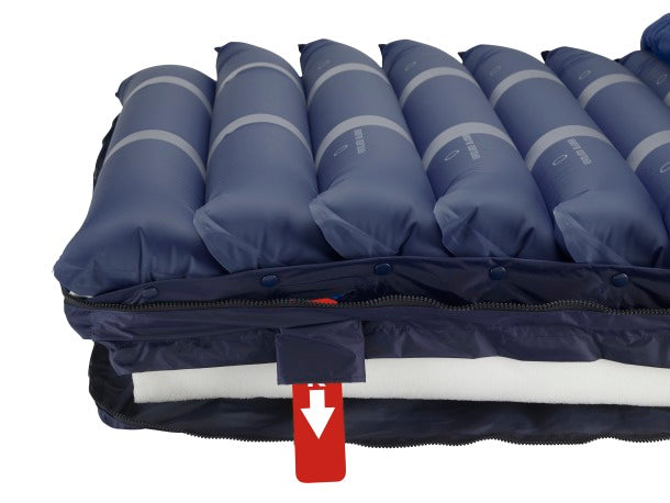 Drive Medical Med-Aire Assure 5" Air + 3" Foam Base Alternating Pressure and Low Air Loss Mattress