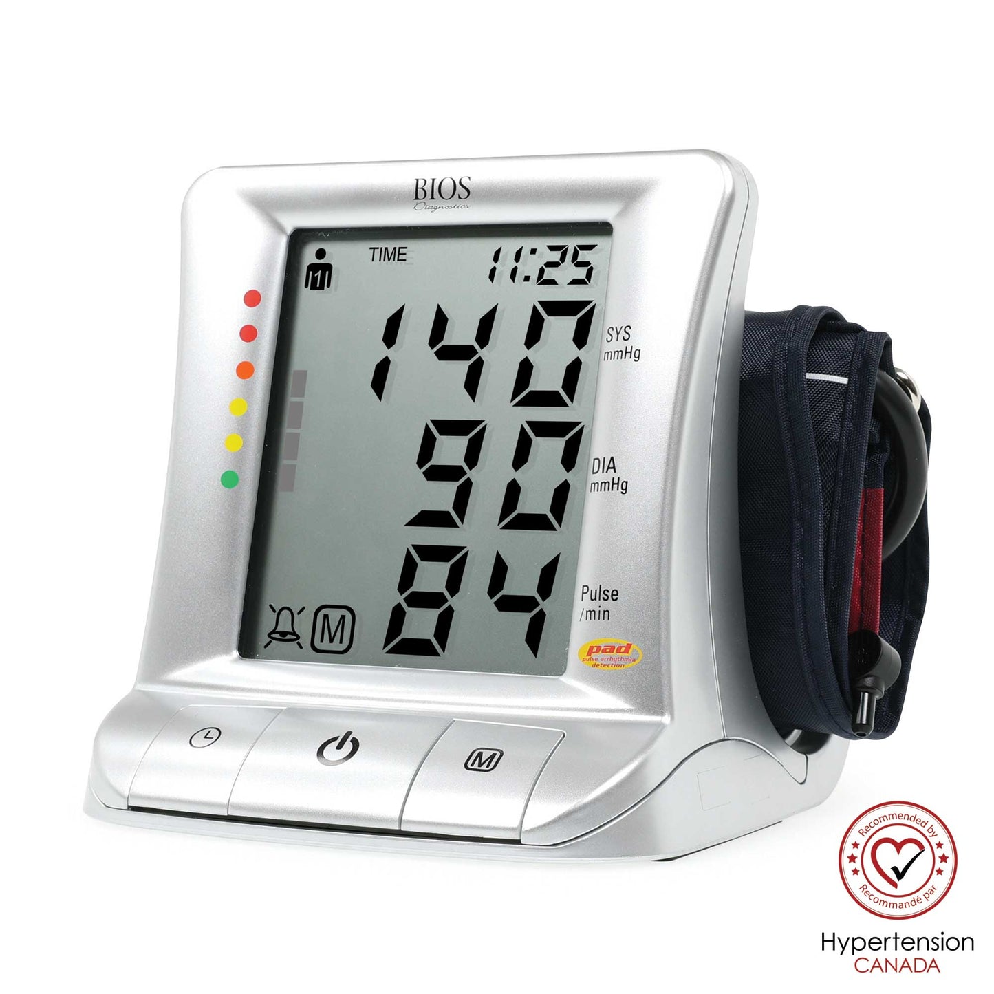 BIOS 3AL1-3E Premium Blood Pressure Monitor with Arrhythmia Detection