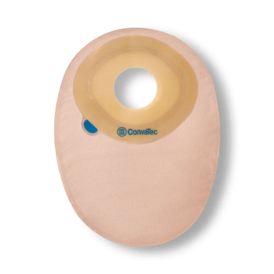 ConvaTec Esteem+ One-Piece Mini Closed-End Colostomy Pouch with Modified Stomahesive Skin Barrier, Pre-Cut