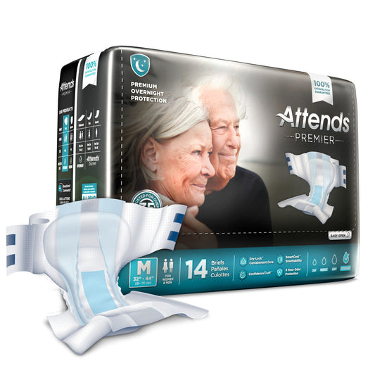 Attends Premium Briefs Overnight Protection