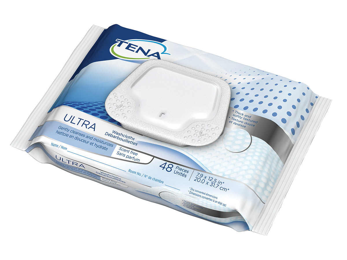 TENA Ultra Scent-Free Adult Wipes