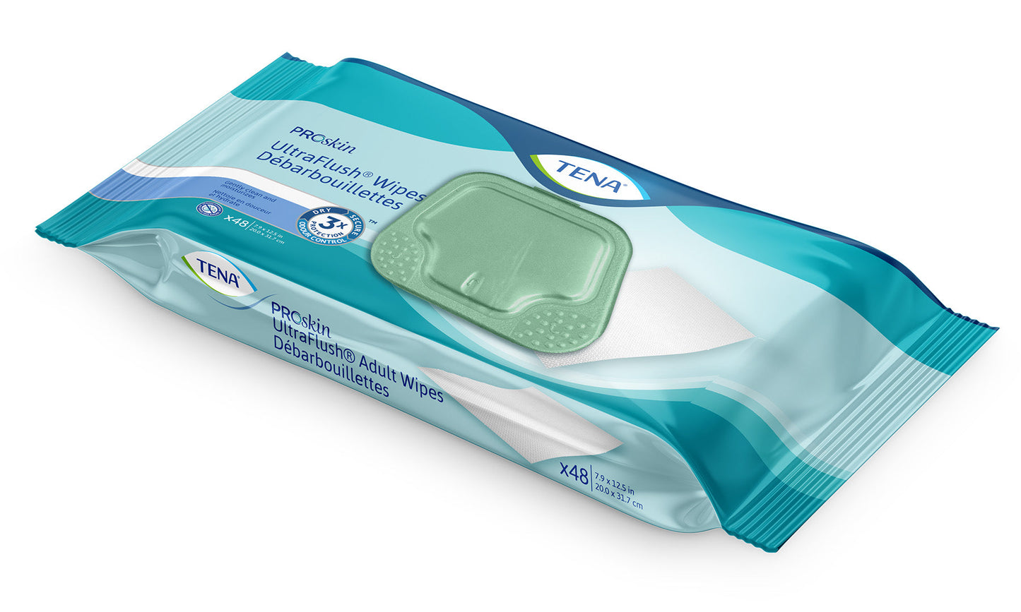 TENA Flushable Washcloths