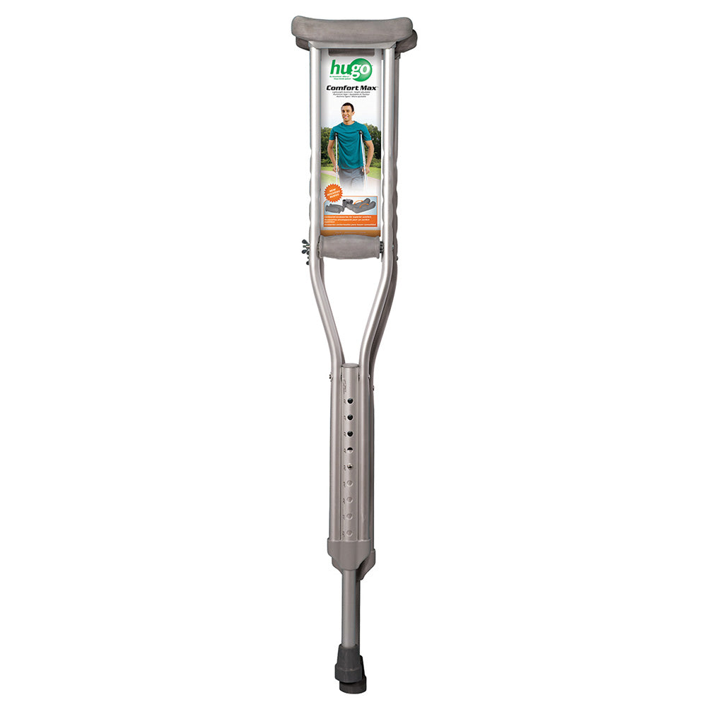 Hugo Lightweight Adjustable Aluminum Crutches, Adult