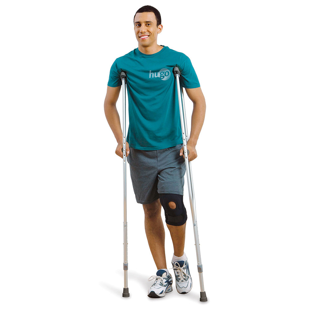 Hugo Lightweight Adjustable Aluminum Crutches, Adult