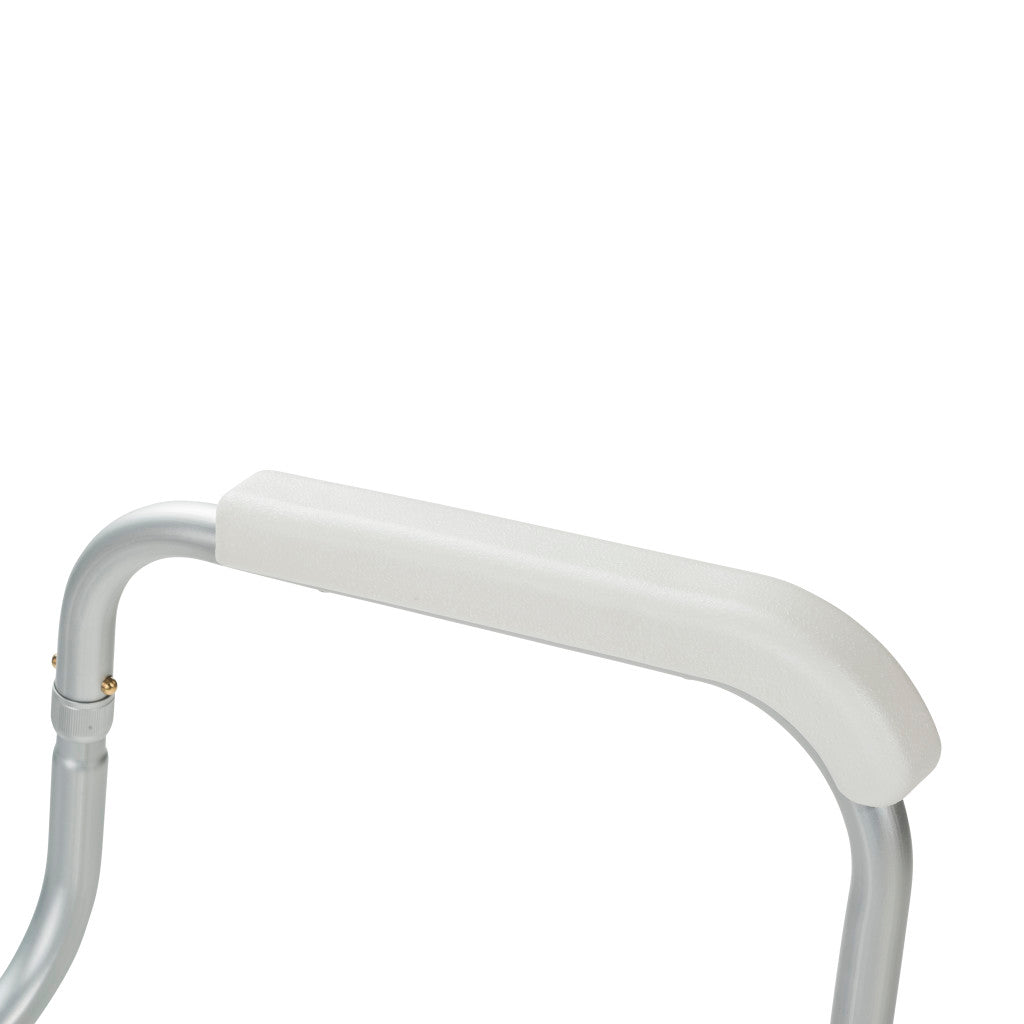 Floor-Supported Toilet Safety Rails – AquaSense, Adjustable Height & Width, 250 lb