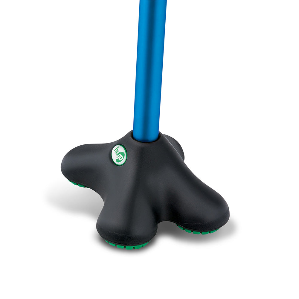 Drive QuadPod Ultra Stable Cane Tip with Compact Quad Design, 0.75", Black