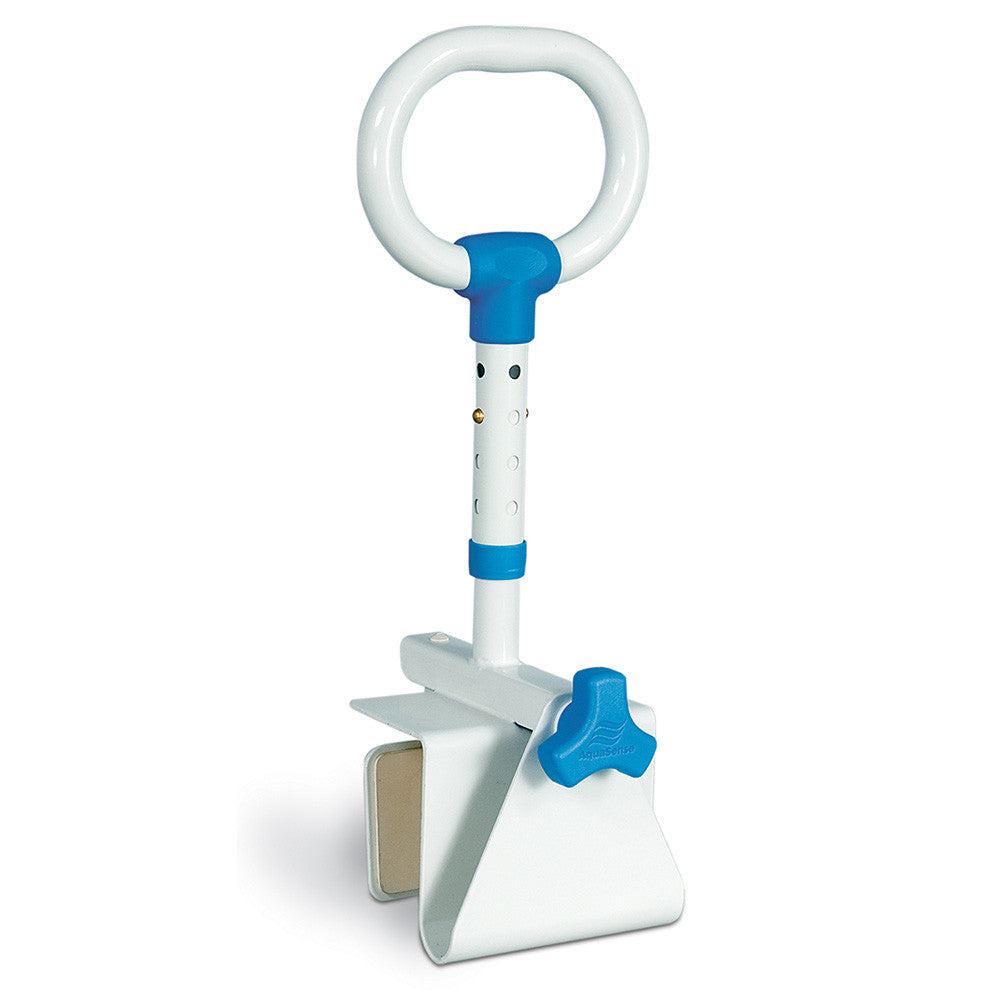 Aquasense Multi-Adjust Bathtub Safety Rail with Steel Construction, White