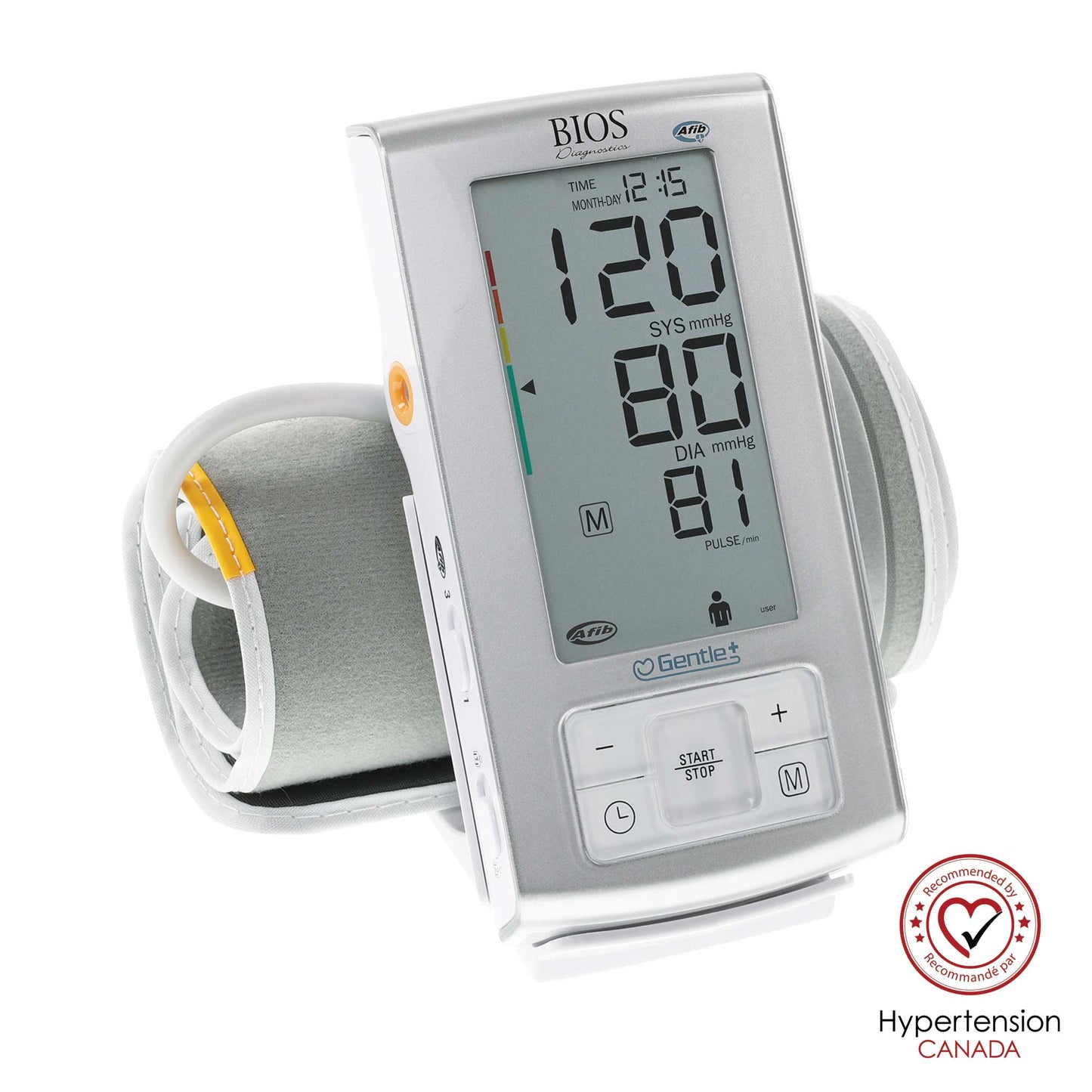 BIOS Diagnostics Elite Blood Pressure Monitor w/ Atrial Fibrillation Screening - A6PC