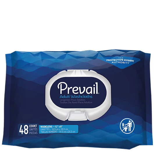 Prevail Washcloths Enhanced Lotion