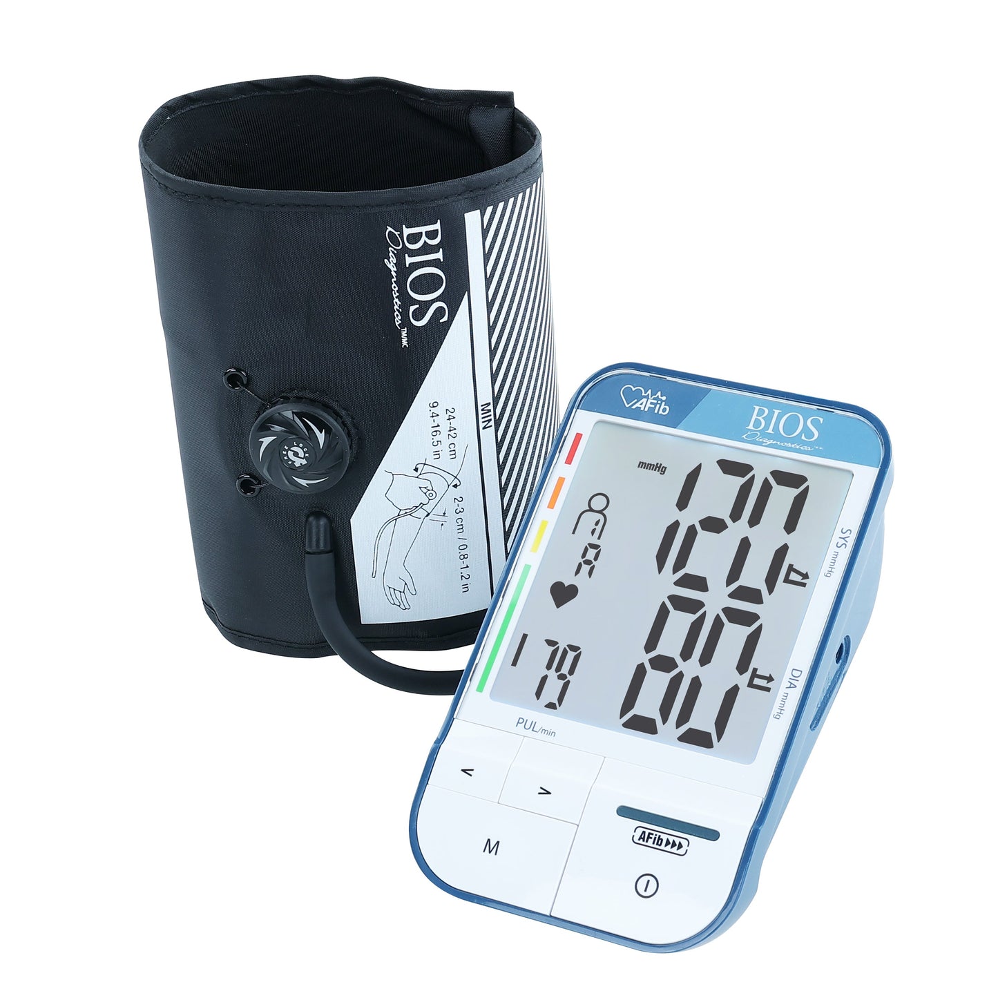 BIOS BD410 Automatic Blood Pressure Monitor with AFIB Screening for 4 Users
