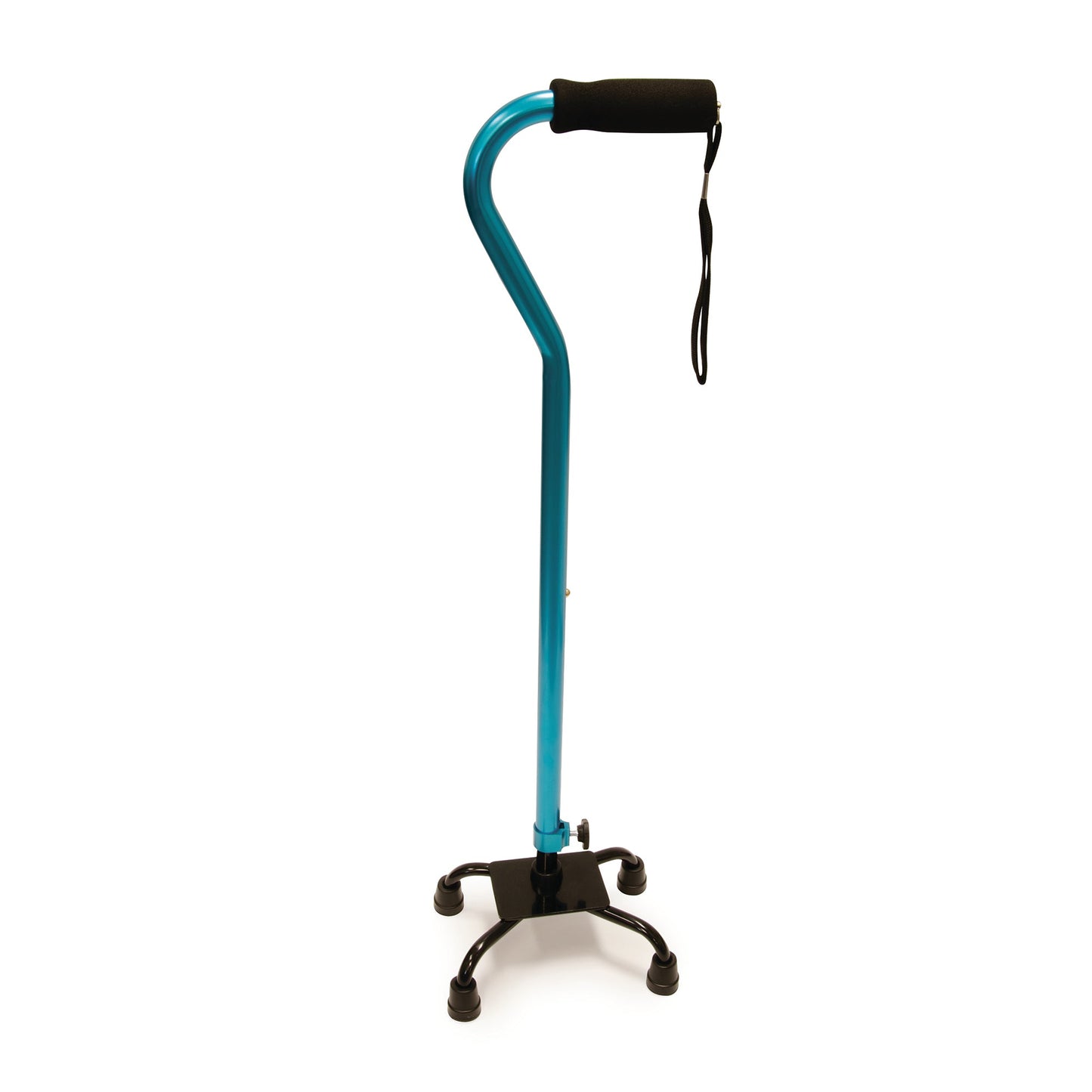 BIOS Living Quad Cane with K-Style Base and Adjustable Height