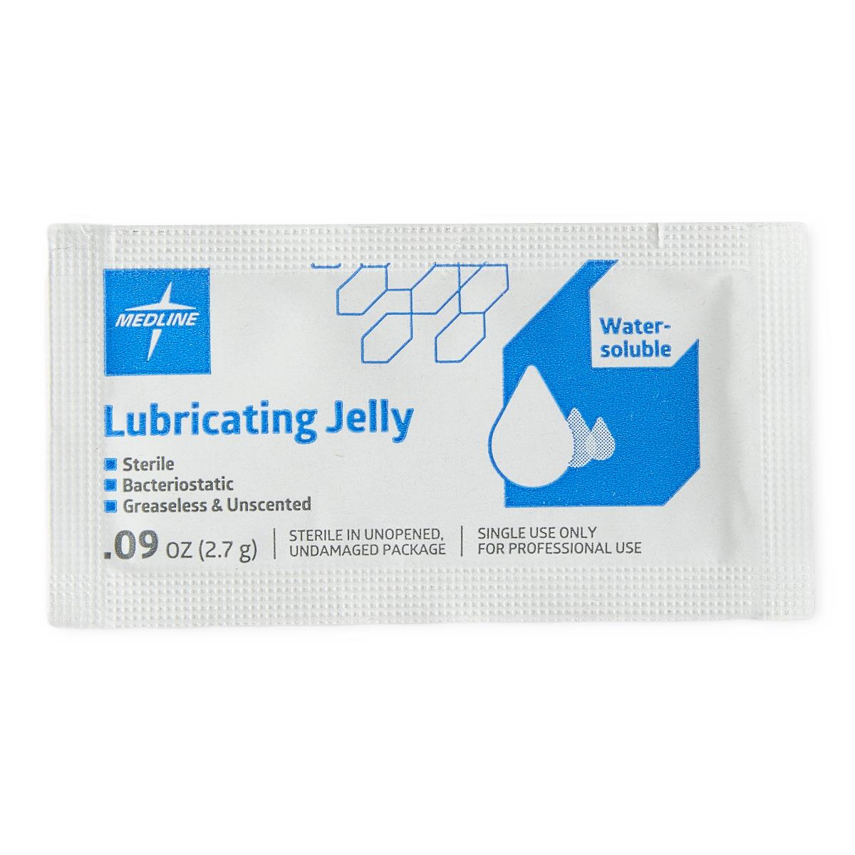 Medline E-Z Lubricating Jelly – Water-Soluble, Sterile