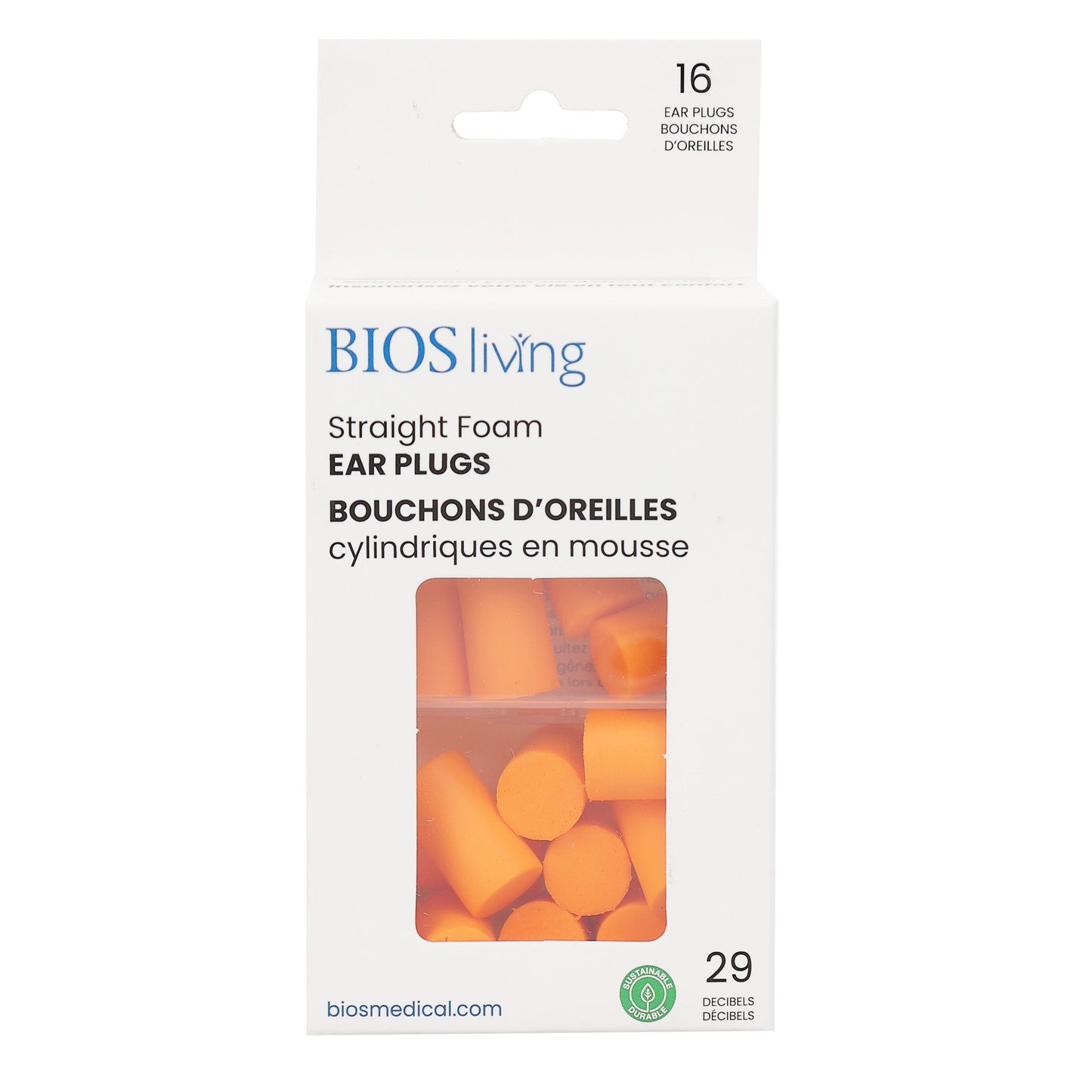 Straight Foam Ear Plugs