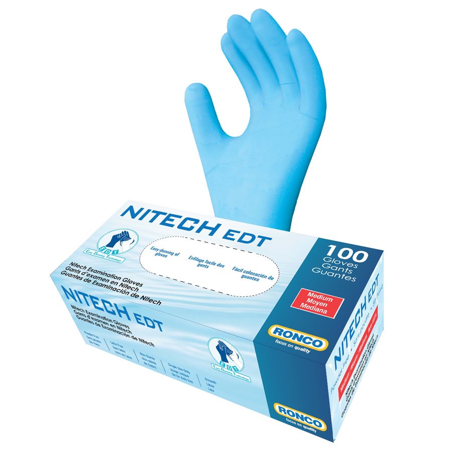 Nitrile Examination Gloves, Powder Free