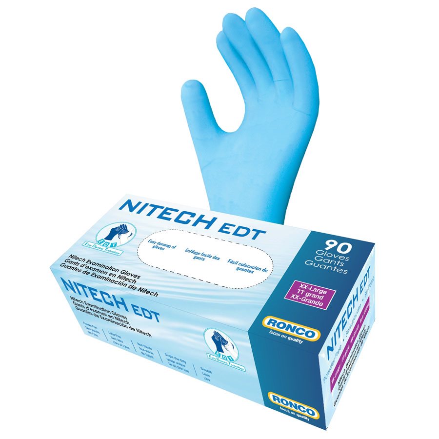 Nitrile Examination Gloves, Powder Free