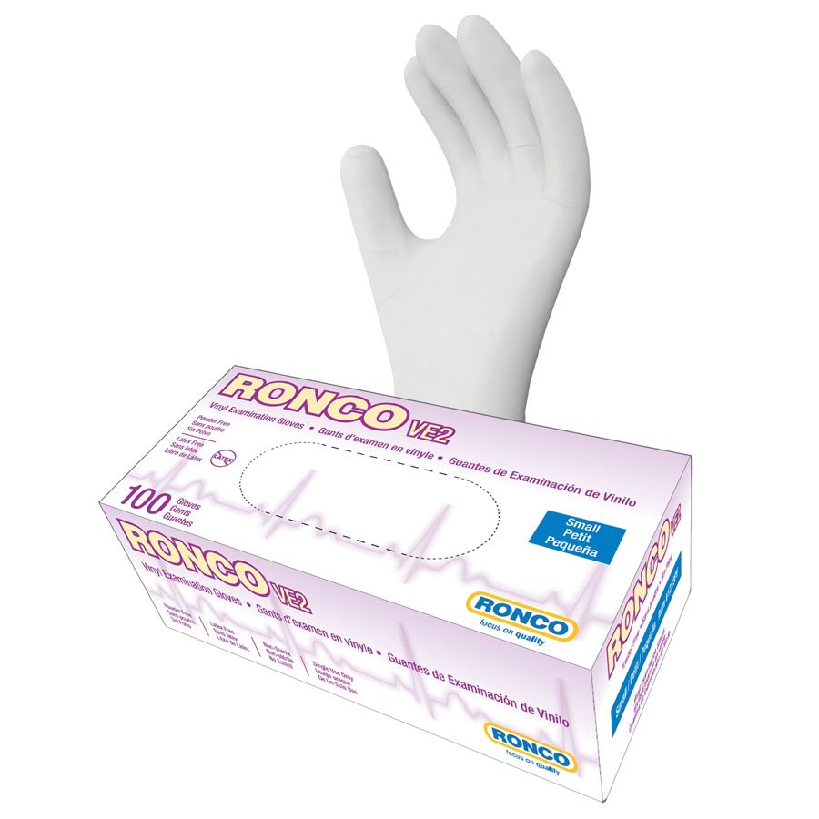 Vinyl Examination Gloves, Powder Free