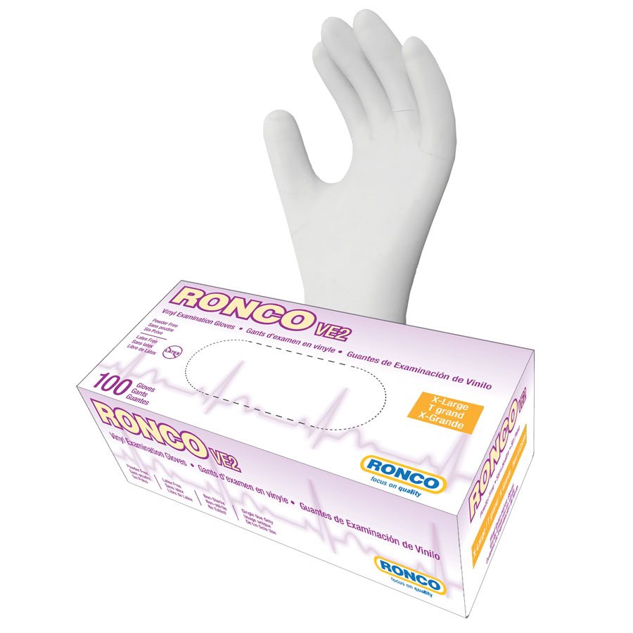 Vinyl Examination Gloves, Powder Free