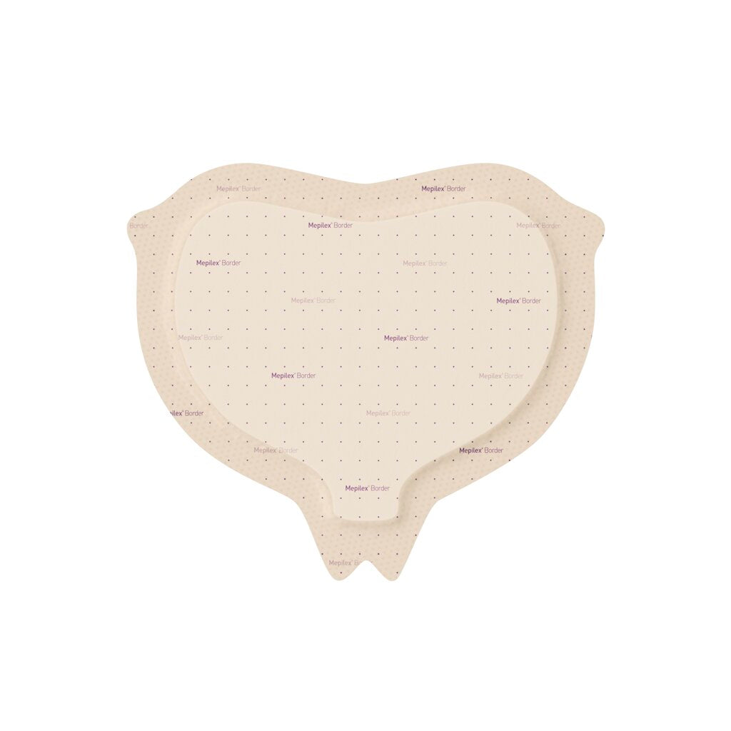 Mepilex Border Sacrum Assortment 22X25Cm (9X10")