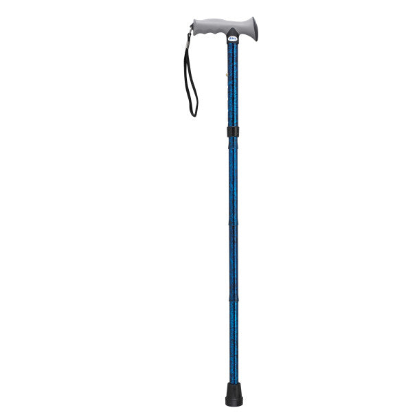 Aluminum Folding Canes with Gel Grip, Height Adjustable