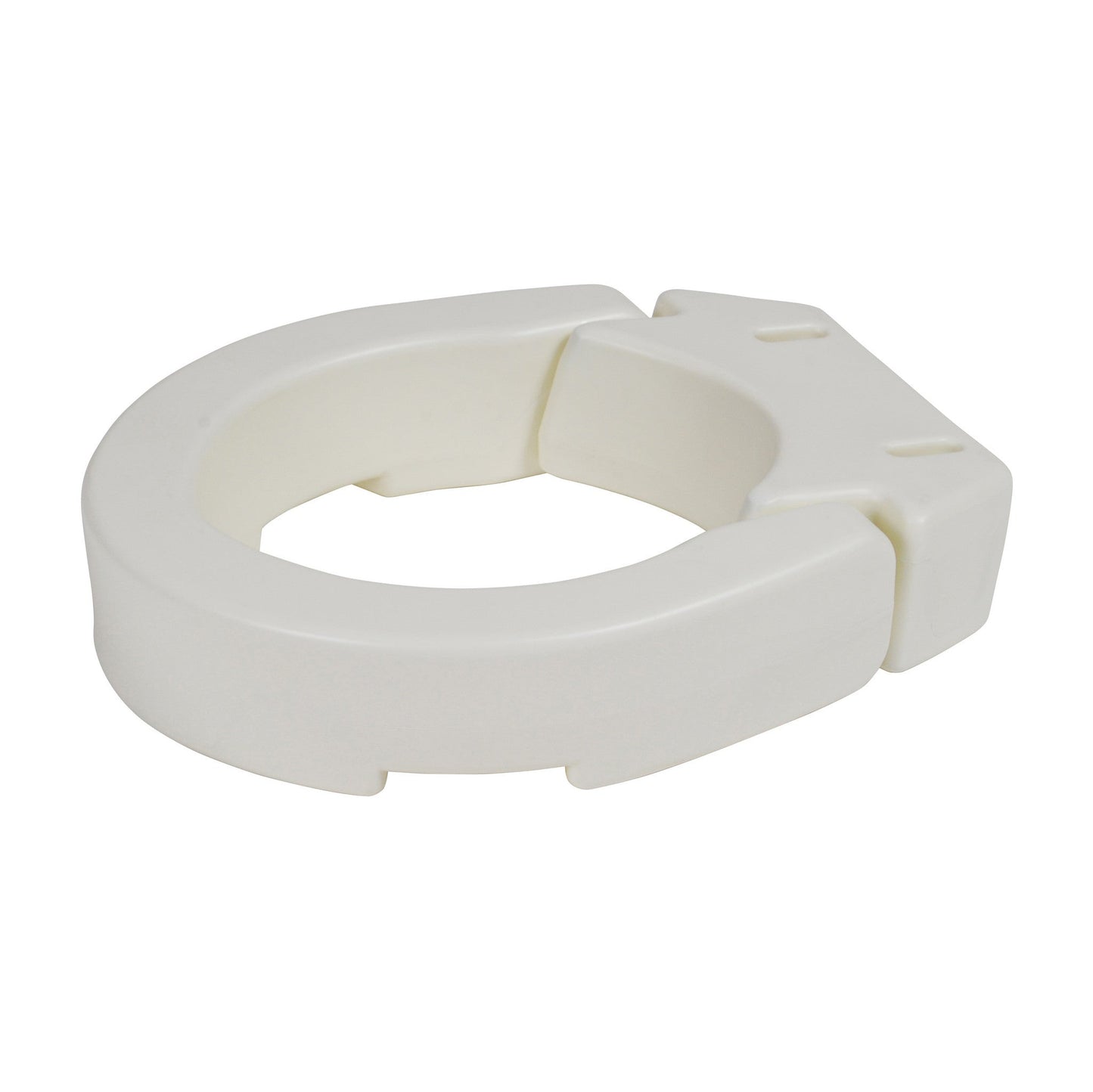 Drive Medical Hinged Toilet Seat Riser 3.5" , Elongated Seat