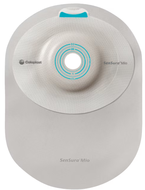 Coloplast SenSura Mio Convex Deep One-Piece Closed Colostomy Pouch, Maxi, Cut-to-Fit