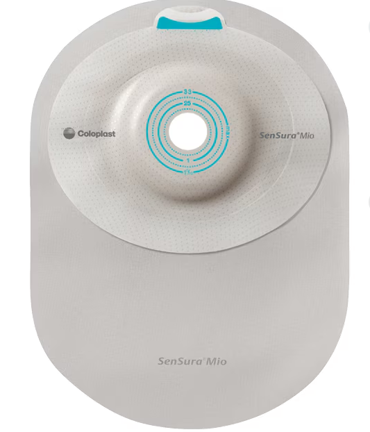 Coloplast SenSura Mio Convex Light One-Piece Closed Colostomy Pouch, Pre-Cut