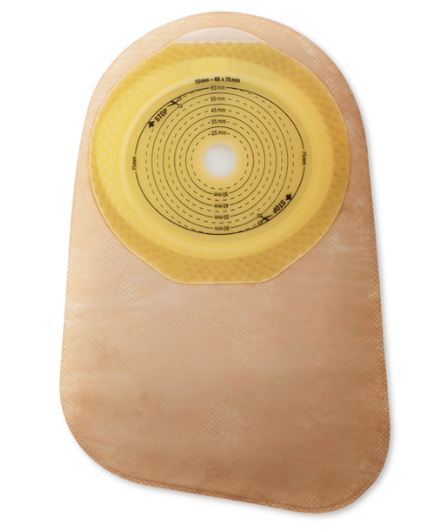 Hollister Premier SoftFlex One-Piece Oval Closed Colostomy Pouch, Cut-to-Fit