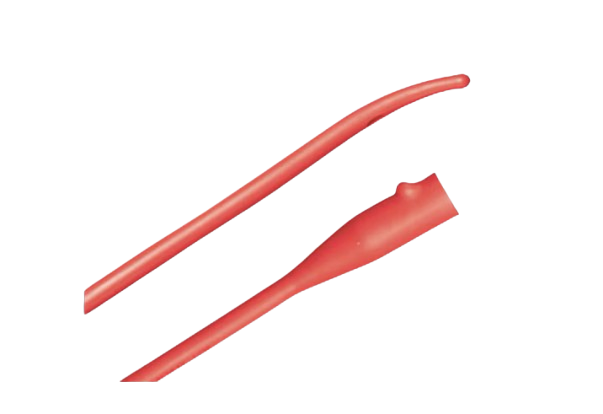 Bard Red Rubber Coude Intermittent Catheter