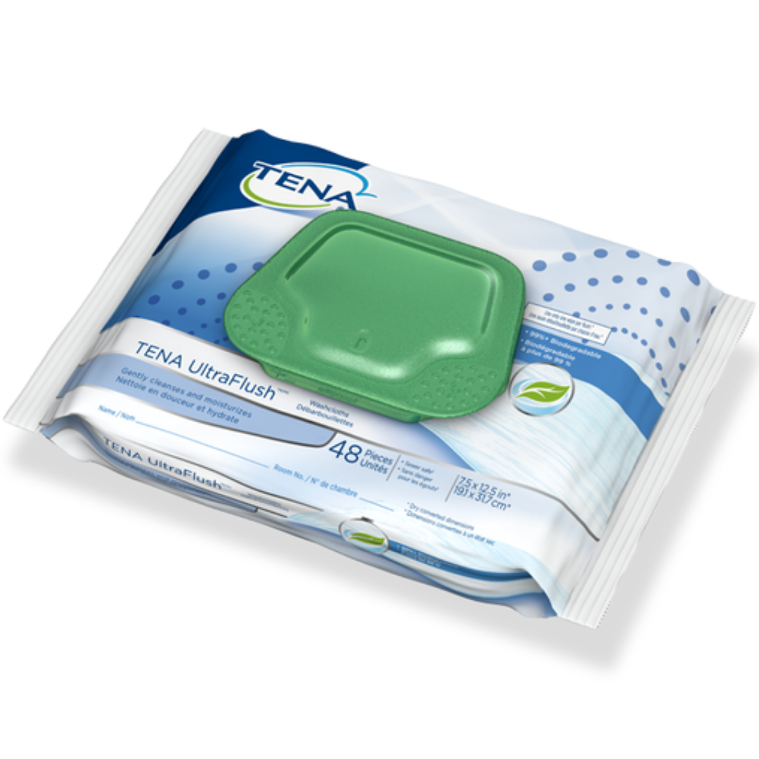 TENA Flushable Washcloths