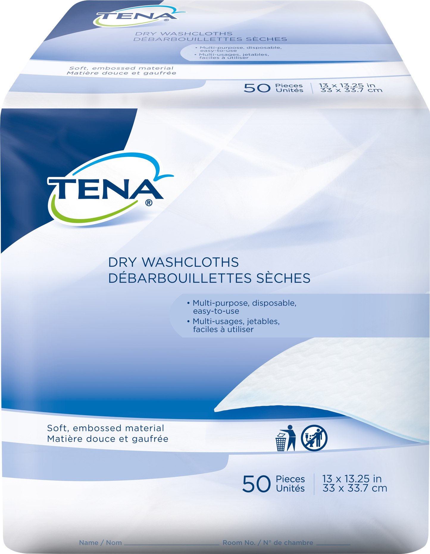 TENA Dry Wipes