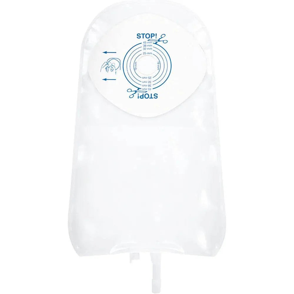 Active Life Urostomy Pouch w/ Bendable Tap, Cut-to-Fit