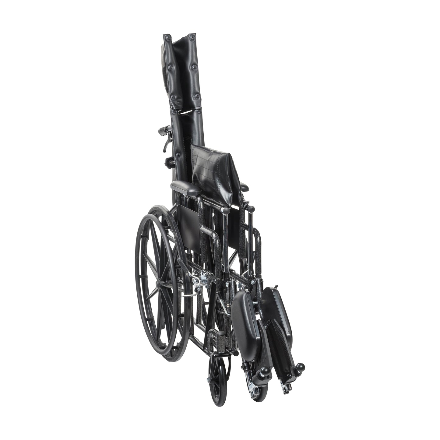 Drive Medical Silver Sport Full-Reclining Wheelchair, Desk Arms, 20" Seat