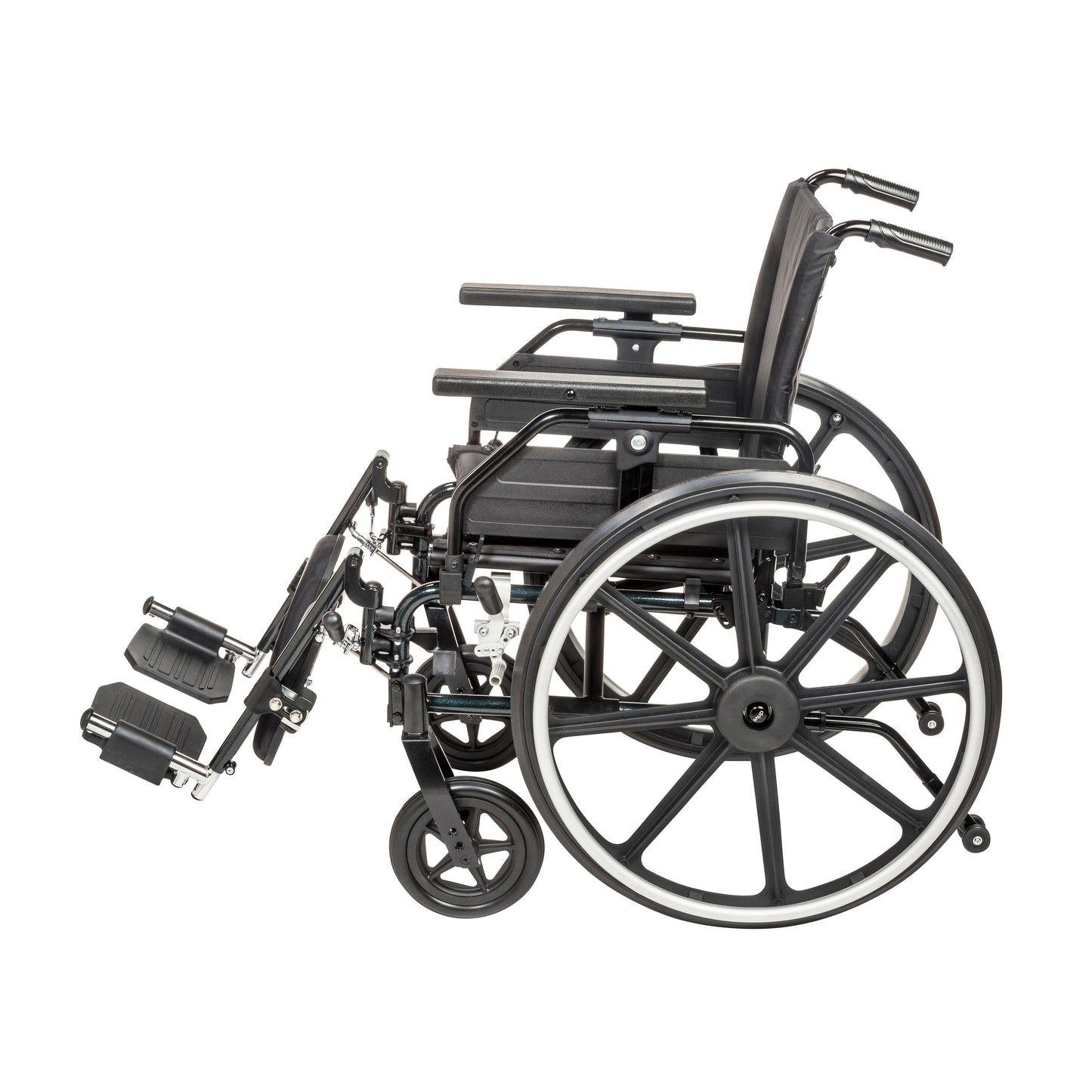 Drive Medical Viper Plus GT Wheelchair with Universal Armrests, Elevating Legrests, 22" Seat