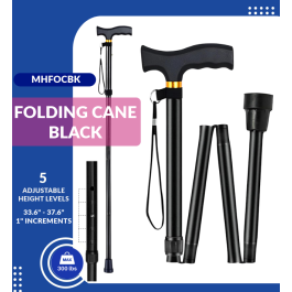 Folding Cane Black