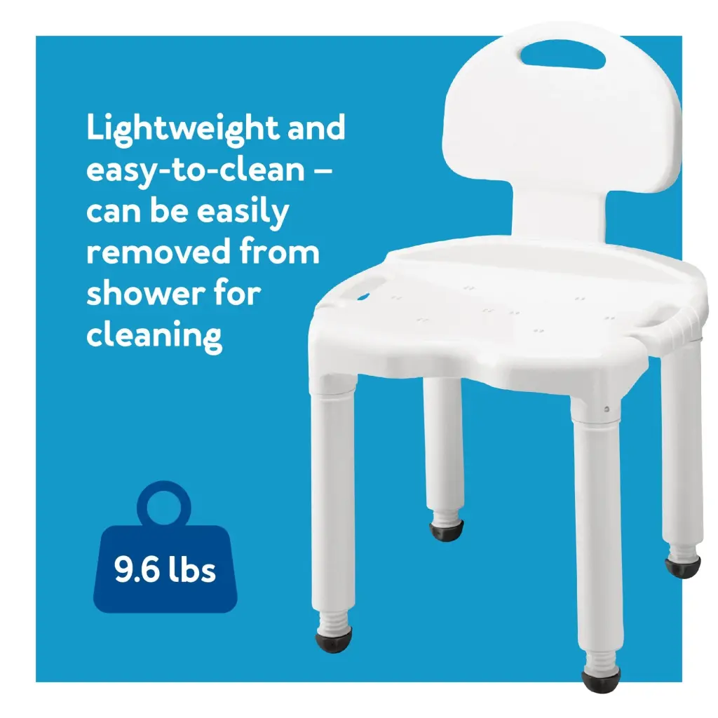 Carex Universal Bath Seat with Back