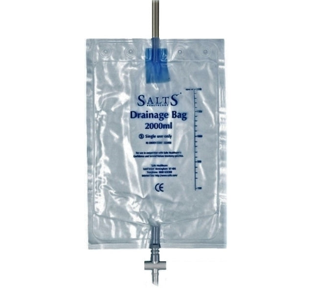 Salts Healthcare Night Drainage Bag – Large Capacity, Overnight Use