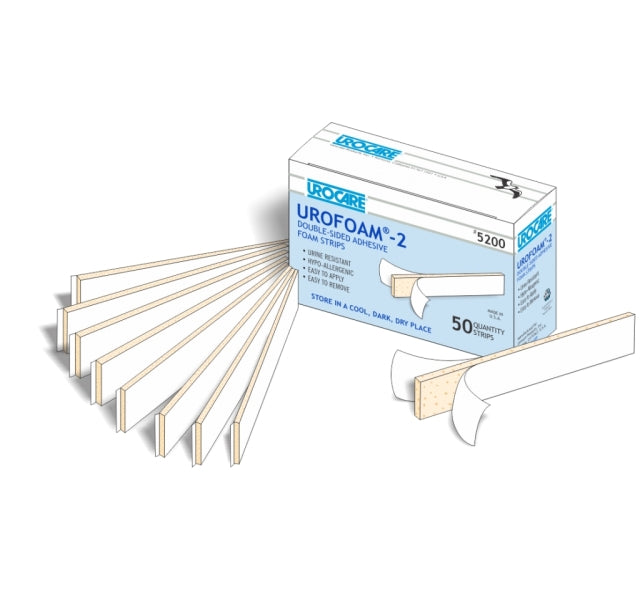 Urocare Double-Sided Adhesive Foam Strips – External Catheter Securement