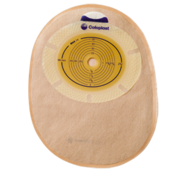 Coloplast SenSura One-Piece Closed Opaque Colostomy Pouch, Pre-Cut