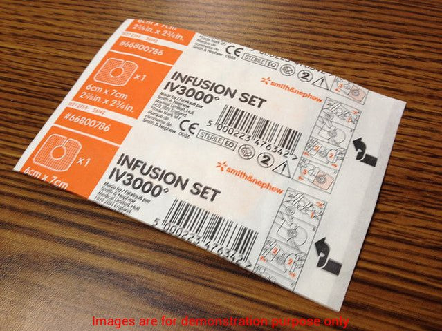 IV3000 Infusion Set Transparent Adhesive Film – C-Shape