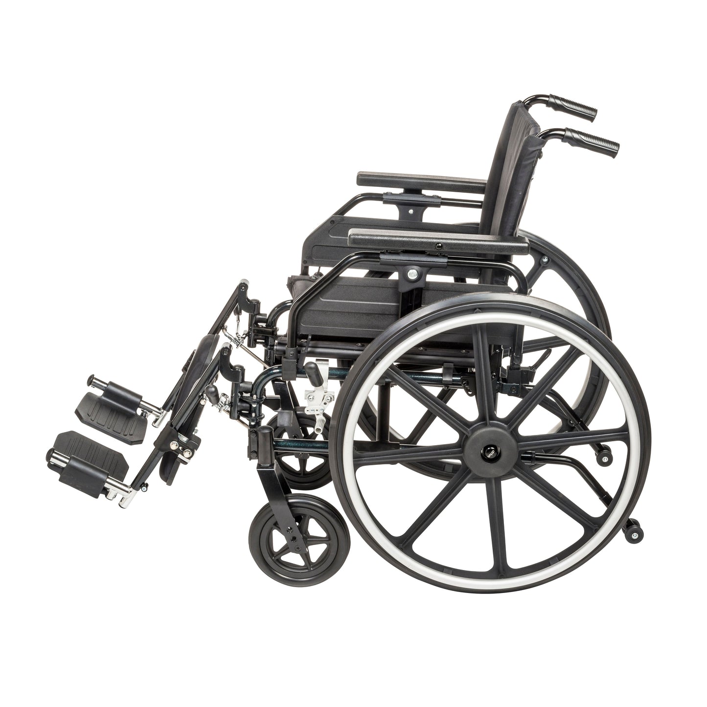 Drive Medical Viper Plus GT Wheelchair with Universal Armrests, Elevating Legrests, 16" Seat
