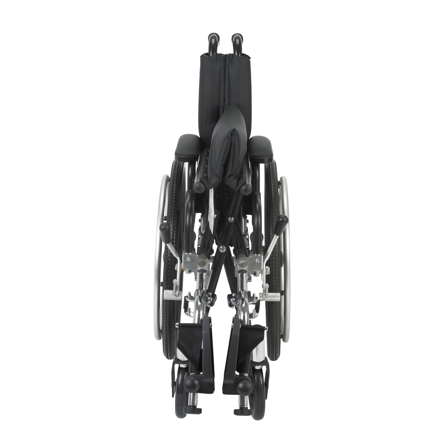 Drive Medical Viper Wheelchair with Flip Back Removable Arms, Desk Arms, Swing away Footrests, 14" Seat