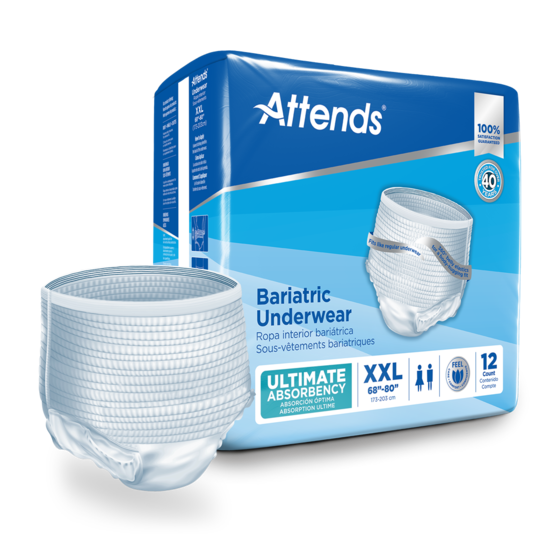 Attends Bariatric Overnight Underwear